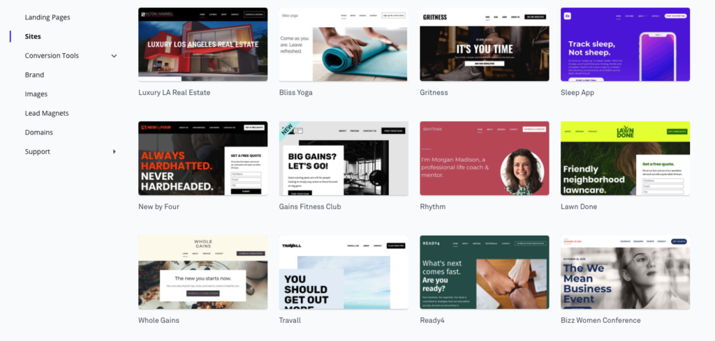 leadpages review templates
